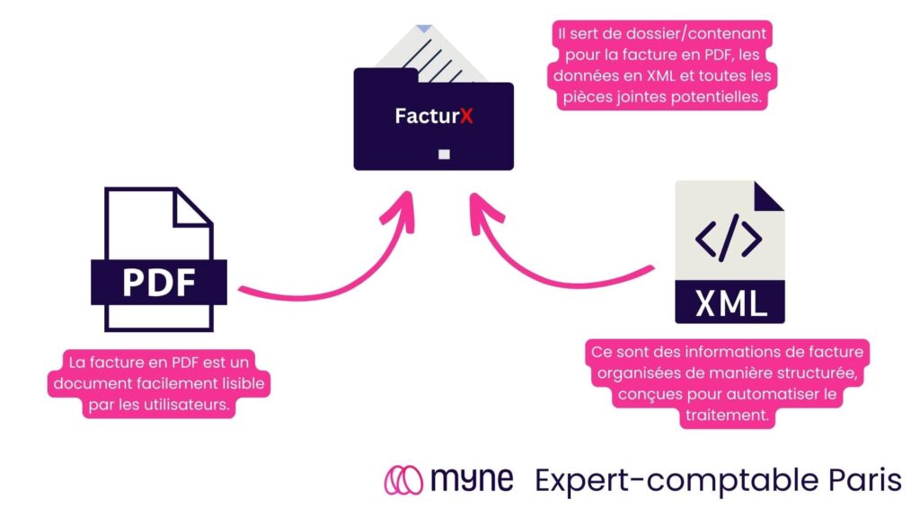 Facturx format Factur X facture electronique e reporting