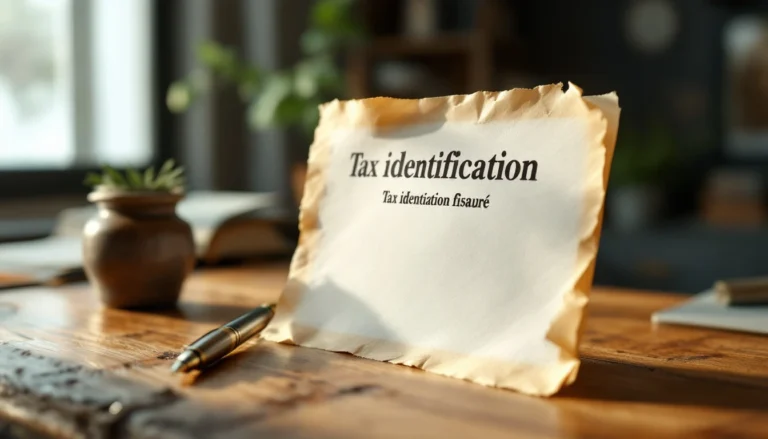 Numéro d'identification fiscale